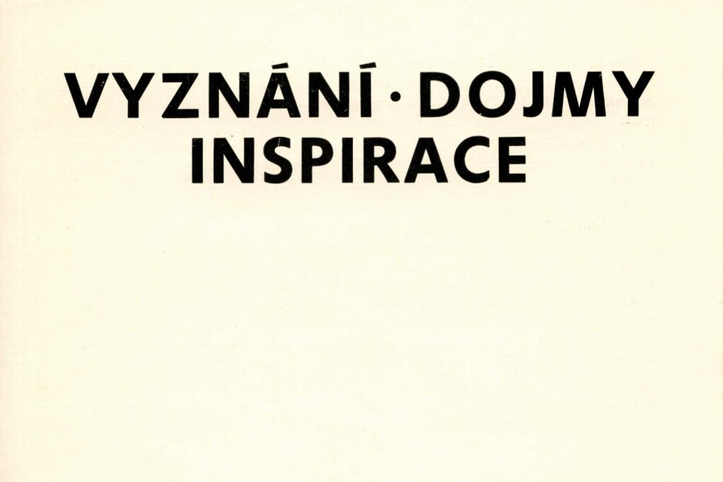 Vyznání, dojmy, inspirace